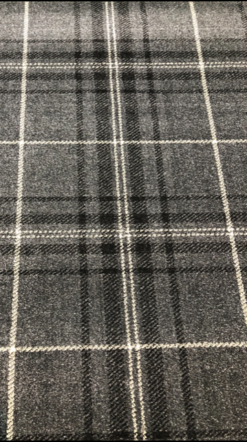 >TORRIDON TARTAN GREY/IVORY 